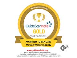 Mijwan Welfare Society has been awarded the prestigious GuideStar India Gold certification