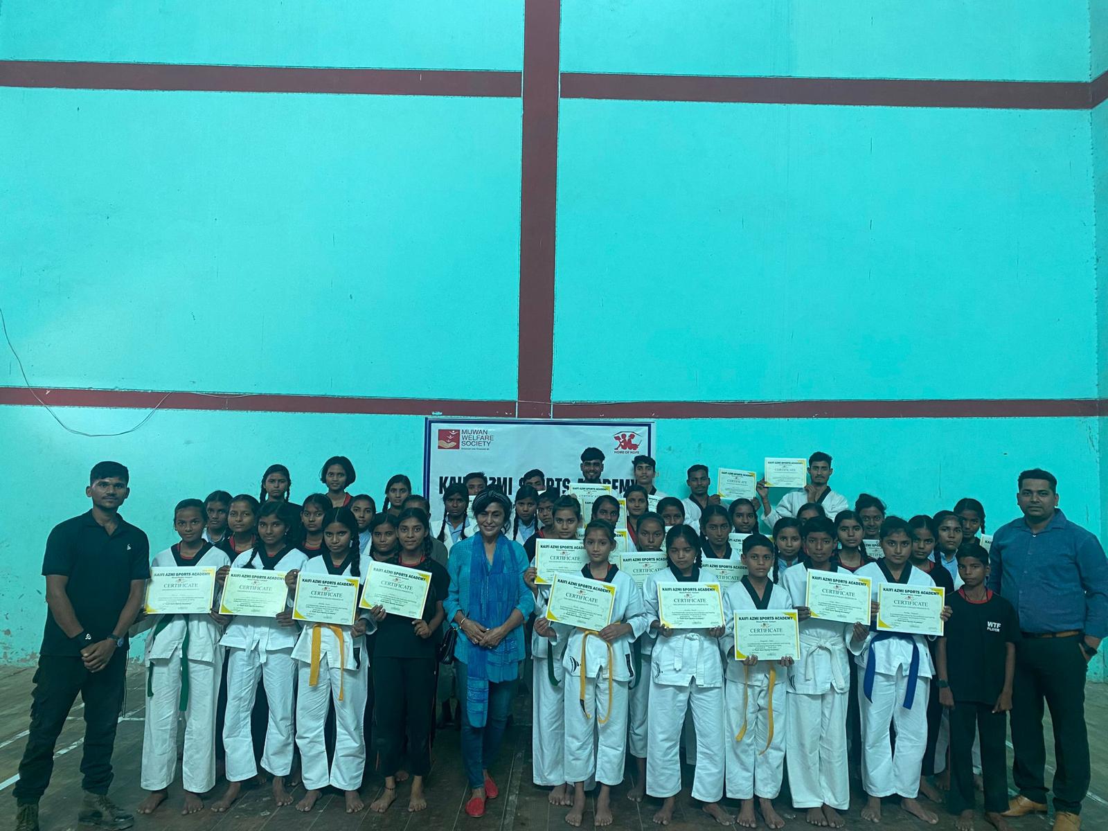 Celebrating Excellence: Neelima Sabharwal Ji’s Visit to Mijwan Sports Academy