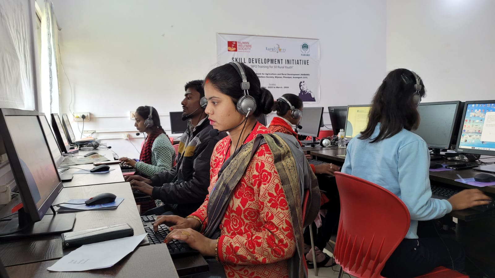 Rural Youth Empowerment: NABARD-funded BPO Training Course Making Waves!