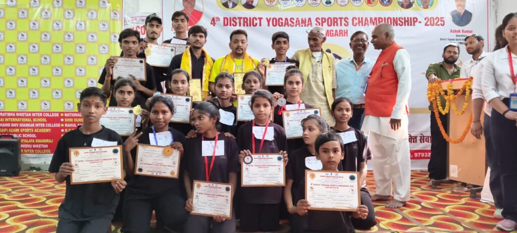 Stretching Into Victory: Kaifi Azmi Sports Academy Triumphs at First-Ever Yoga District Championship