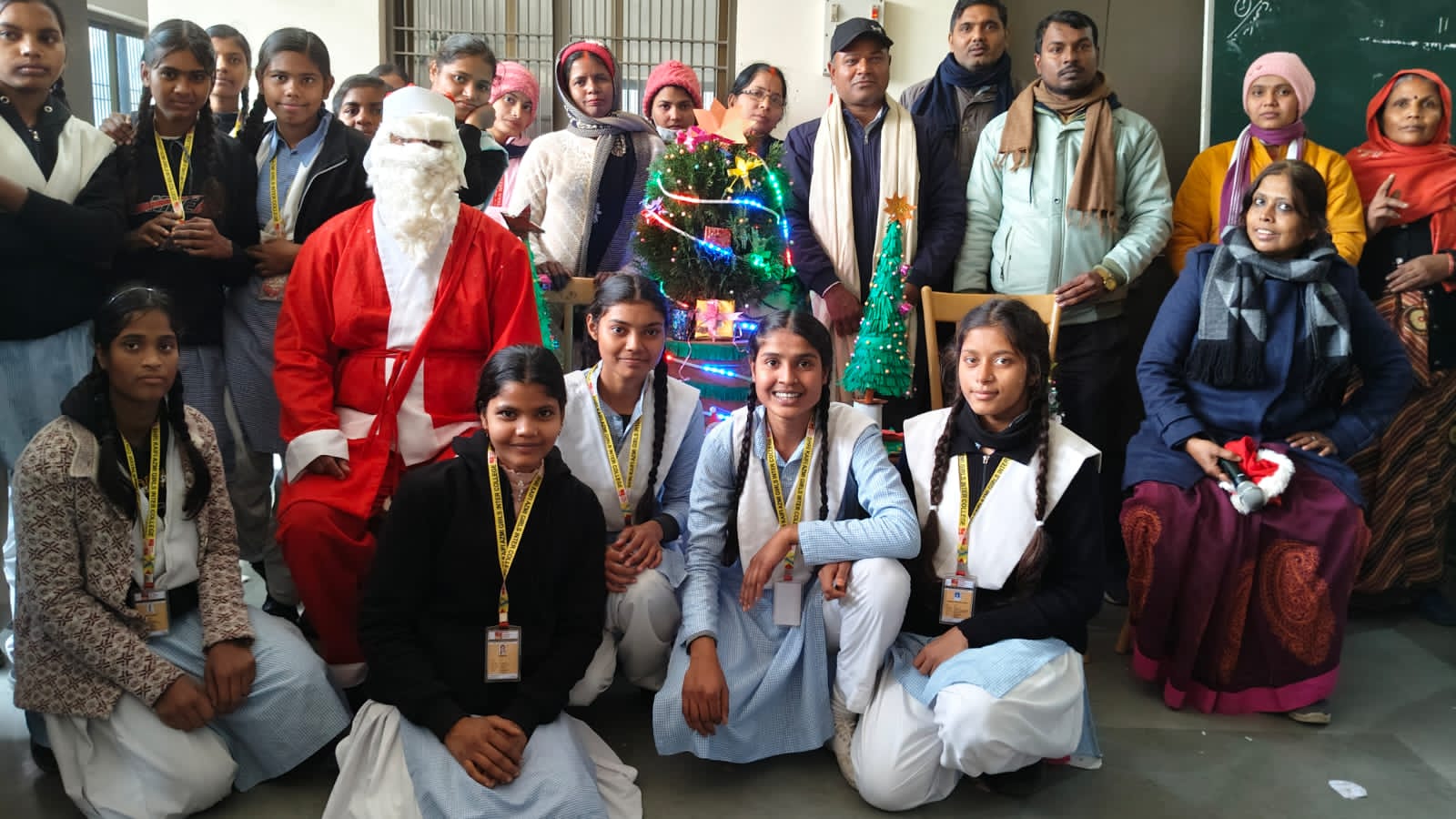 Christmas Celebration at Shri Kaifi Azmi Girls Inter College