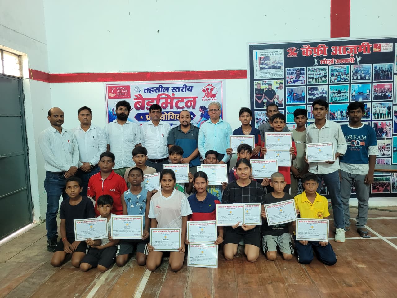 Kaifi Azmi Sports Academy Creates History with a Remarkable Debut at the 70th Tehsil-Level Secondary Badminton Championship